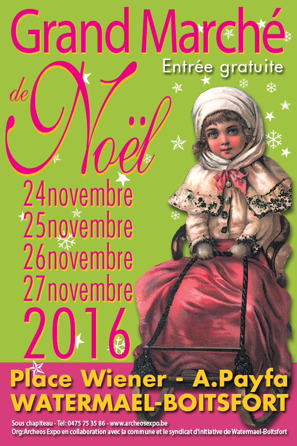 Marché de Noël 2016 de Watermael Boitsfort